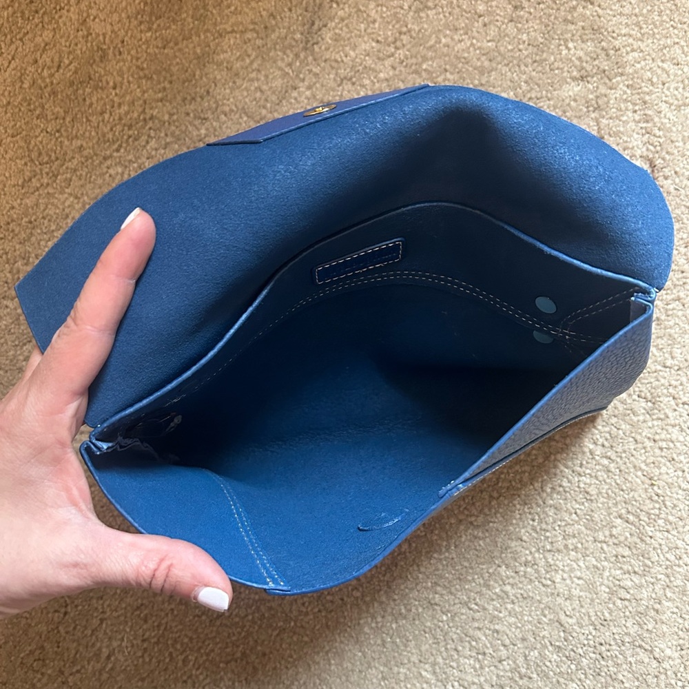 J.McLaughlin Leather Slim Envelope Clutch - Picture 7 of 10